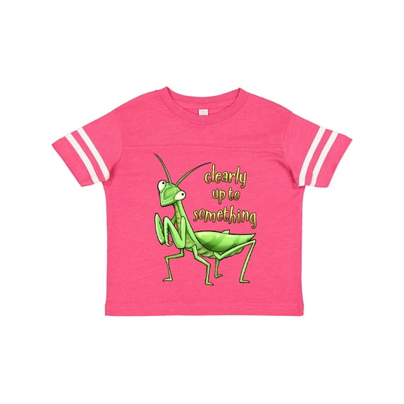 Inktastic Praying Mantis- Clearly Up to Something Boys or Girls Toddler T-Shirt
