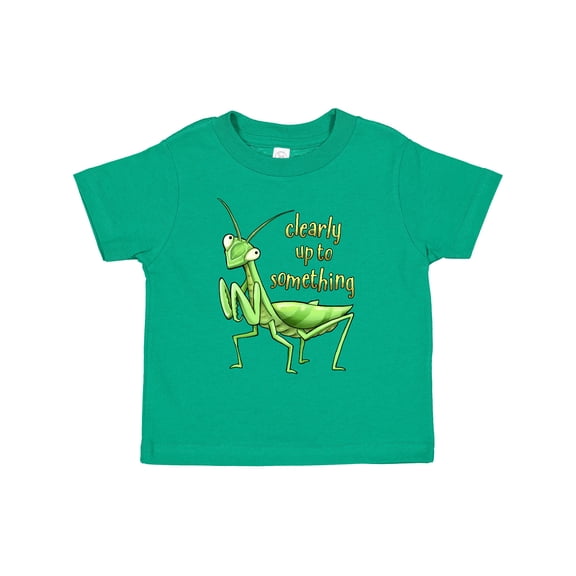 Inktastic Praying Mantis- Clearly Up to Something Boys or Girls Toddler T-Shirt