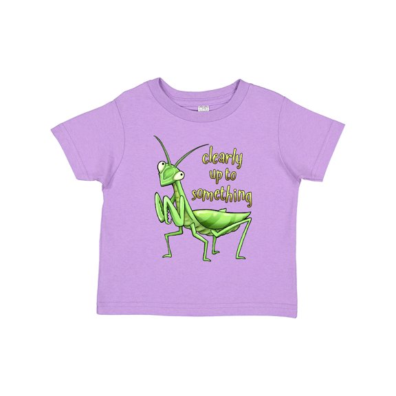 Inktastic Praying Mantis- Clearly Up to Something Boys or Girls Toddler T-Shirt