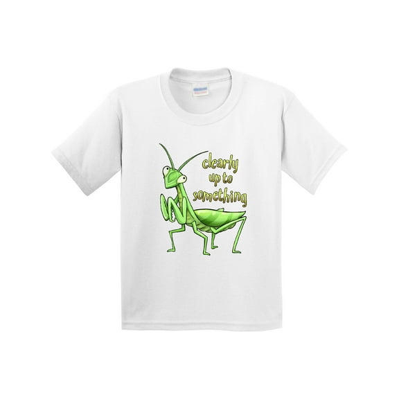 Inktastic Praying Mantis Clearly Up to Something Youth T-Shirt