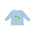 thumbnail image 1 of Inktastic Praying Mantis with Flowers and Leaves Boys or Girls Long Sleeve Toddler T-Shirt, 1 of 5