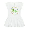 thumbnail image 1 of Inktastic Praying Mantis with Flowers and Leaves Girls Toddler Dress, 1 of 5