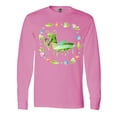 thumbnail image 1 of Inktastic Praying Mantis with Flowers and Leaves Long Sleeve T-Shirt, 1 of 5