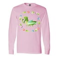 thumbnail image 1 of Inktastic Praying Mantis with Flowers and Leaves Long Sleeve T-Shirt, 1 of 5