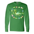 thumbnail image 1 of Inktastic Praying Mantis with Flowers and Leaves Long Sleeve T-Shirt, 1 of 5
