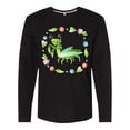 thumbnail image 1 of Inktastic Praying Mantis with Flowers and Leaves Long Sleeve T-Shirt, 1 of 5