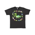 thumbnail image 1 of Inktastic Praying Mantis with Flowers and Leaves T-Shirt, 1 of 5