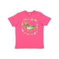 thumbnail image 1 of Inktastic Praying Mantis with Flowers and Leaves Youth T-Shirt, 1 of 5