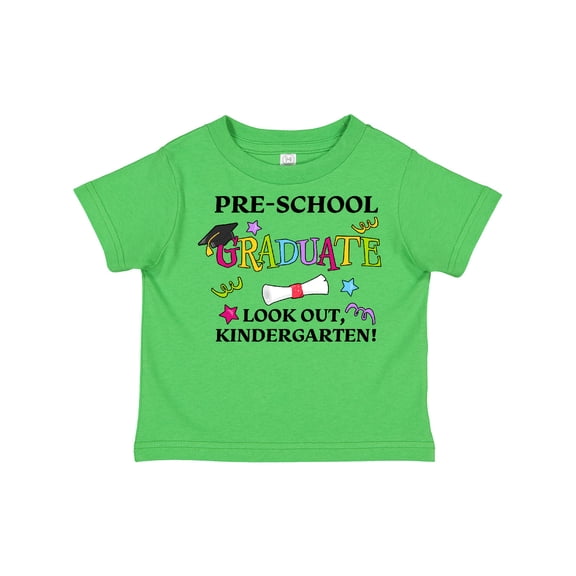 Inktastic Pre-school Graduate Look Out, Kindergarten Boys or Girls Toddler T-Shirt