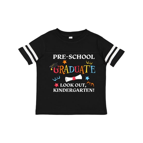 Inktastic Pre-school Graduate Look Out, Kindergarten Boys or Girls Toddler T-Shirt