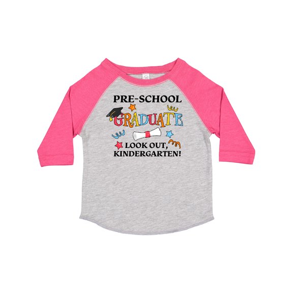 Inktastic Pre-School Graduate Look Out, Kindergarten Boys or Girls Toddler T-Shirt