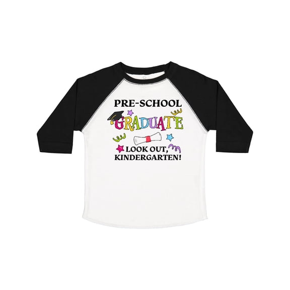 Inktastic Pre-school Graduate Look Out, Kindergarten Boys or Girls Toddler T-Shirt