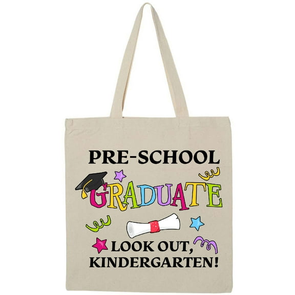 Inktastic Pre-School Graduate Look Out, Kindergarten Tote Bag