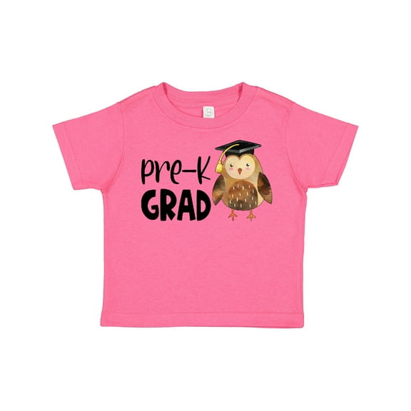 Inktastic Pre-k Grad- Owl in Cap Boys or Girls Toddler T-Shirt
