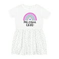 thumbnail image 1 of Inktastic Pre-school Grad Graduation Rainbow Girls Toddler Dress, 1 of 5
