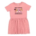 thumbnail image 1 of Inktastic Pre-school Graduate Look Out, Kindergarten Girls Toddler Dress, 1 of 5