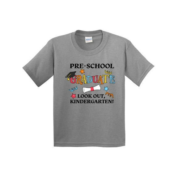 Inktastic Pre-school Graduate Look Out, Kindergarten Youth T-Shirt