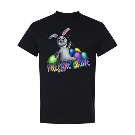 Inktastic Prepare to Dye Easter Bunny T-Shirt