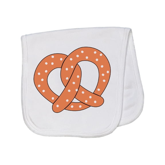 Inktastic Pretzel Baby Burp Cloth
