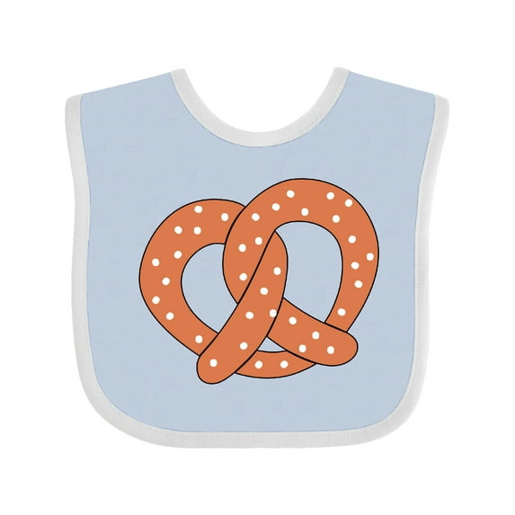 Inktastic Pretzel Boys or Girls Baby Bib