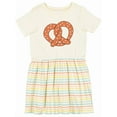 thumbnail image 1 of Inktastic Pretzel Girls Toddler Dress, 1 of 5