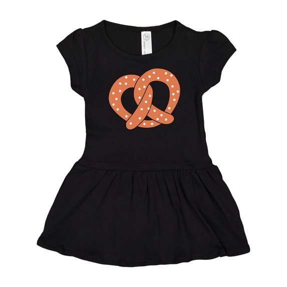 Inktastic Pretzel Girls Baby Dress