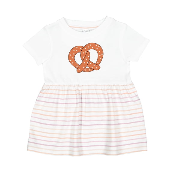 Inktastic Pretzel Girls Baby Dress
