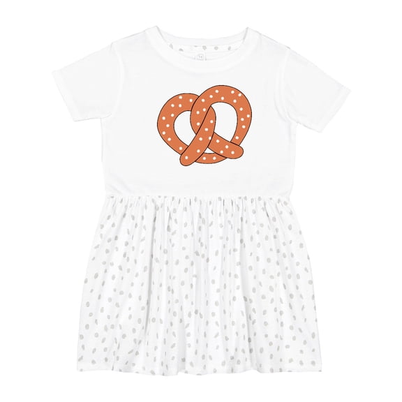 Inktastic Pretzel Girls Toddler Dress