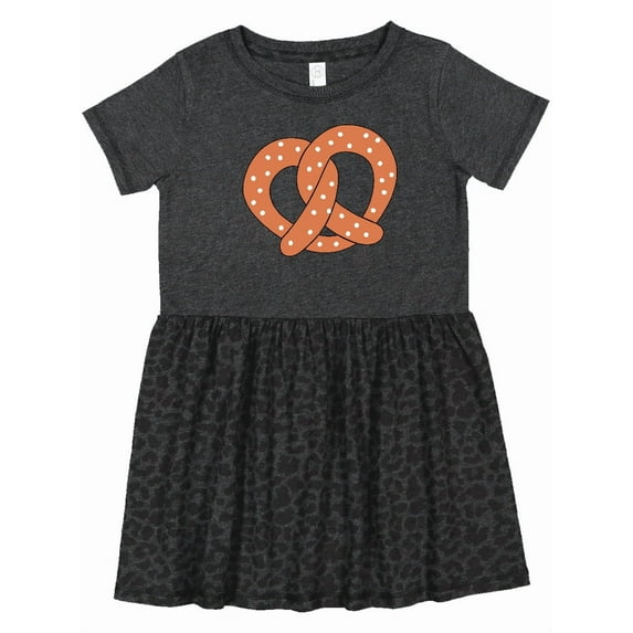 Inktastic Pretzel Girls Toddler Dress