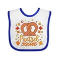 thumbnail image 1 of Inktastic Pretzel Squad Oktoberfest Design with Fall Leaves Boys or Girls Baby Bib, 1 of 4