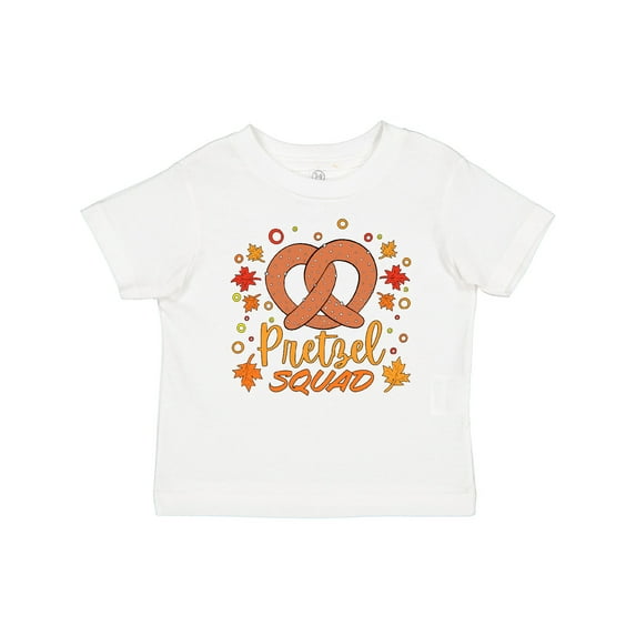 Inktastic Pretzel Squad Oktoberfest Design with Fall Leaves Boys or Girls Baby T-Shirt