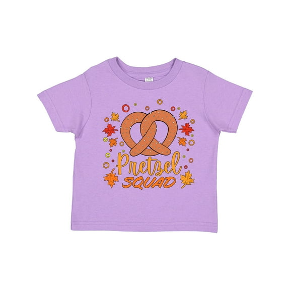 Inktastic Pretzel Squad Oktoberfest Design with Fall Leaves Boys or Girls Toddler T-Shirt
