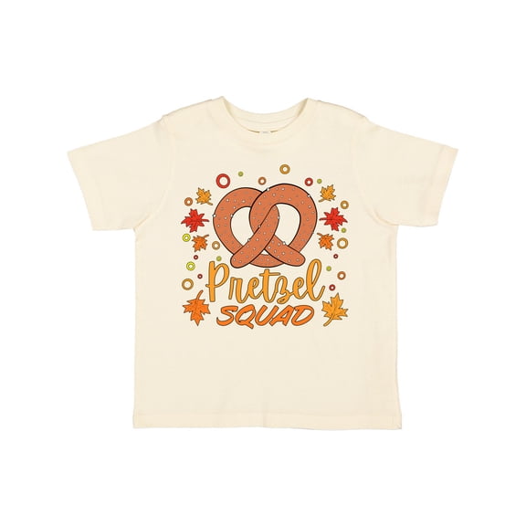 Inktastic Pretzel Squad Oktoberfest Design with Fall Leaves Boys or Girls Toddler T-Shirt