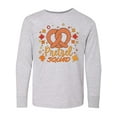 thumbnail image 1 of Inktastic Pretzel Squad Oktoberfest Design with Fall Leaves Long Sleeve Youth T-Shirt, 1 of 5