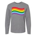 thumbnail image 1 of Inktastic Pride Flag in Grunge Long Sleeve T-Shirt, 1 of 5