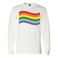 thumbnail image 1 of Inktastic Pride Flag in Grunge Long Sleeve T-Shirt, 1 of 5