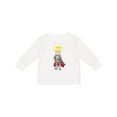thumbnail image 1 of Inktastic Prince, King, Knight, Sword, Crown, Blond Hair Boys Long Sleeve Toddler T-Shirt, 1 of 5