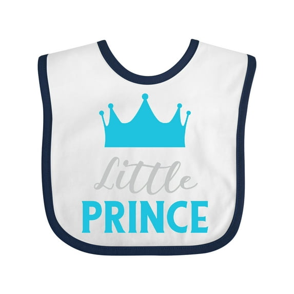 Inktastic Prince, Little Prince, King, Crown, Baby Boy Boys Baby Bib