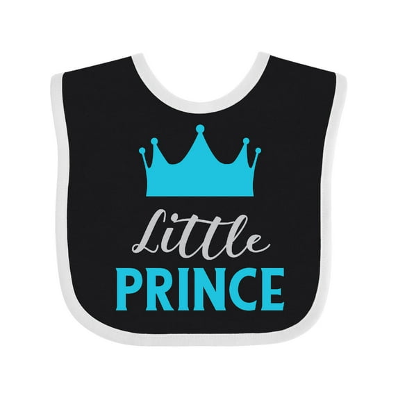 Inktastic Prince, Little Prince, King, Crown, Baby Boy Boys Baby Bib