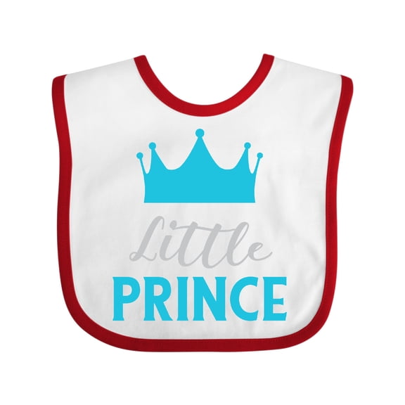 Inktastic Prince, Little Prince, King, Crown, Baby Boy Boys Baby Bib