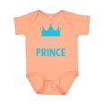 thumbnail image 1 of Inktastic Prince, Little Prince, King, Crown, Baby Boy Boys Baby Bodysuit, 1 of 4