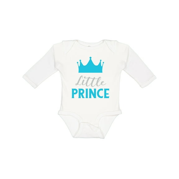 Inktastic Prince, Little Prince, King, Crown, Baby Boy Boys Long Sleeve Baby Bodysuit