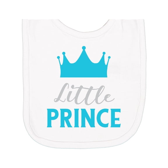 Inktastic Prince, Little Prince, King, Crown, Baby Boy Newborn Bib