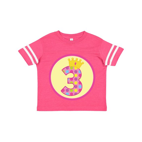 Inktastic Princess 3rd Birthday Girls Toddler T-Shirt