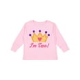 thumbnail image 1 of Inktastic Princess Crown 2nd Birthday I'm Two Girls Long Sleeve Toddler T-Shirt, 1 of 5