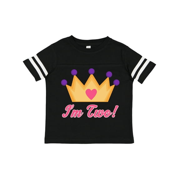 Inktastic Princess Crown 2nd Birthday I'm Two Girls Toddler T-Shirt