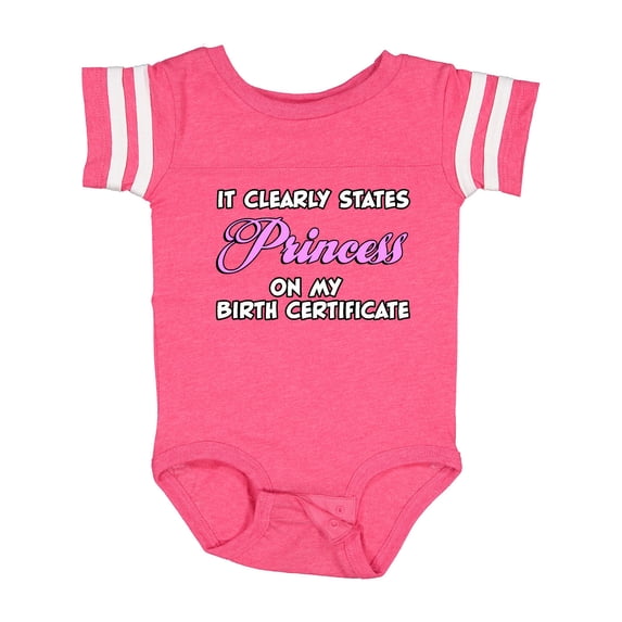Inktastic Princess Girls Baby Bodysuit