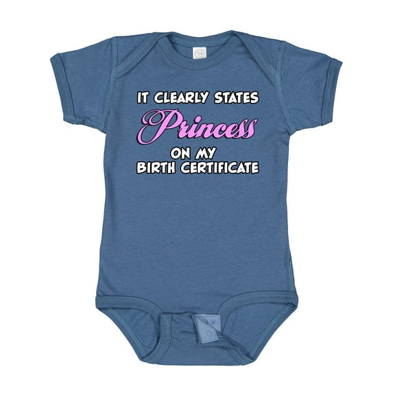Inktastic Princess Girls Baby Bodysuit
