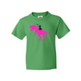 thumbnail image 1 of Inktastic Princess Riding Her T-Rex Youth T-Shirt, 1 of 5
