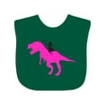 thumbnail image 1 of Inktastic Princess Riding Her T-rex Girls Baby Bib, 1 of 4